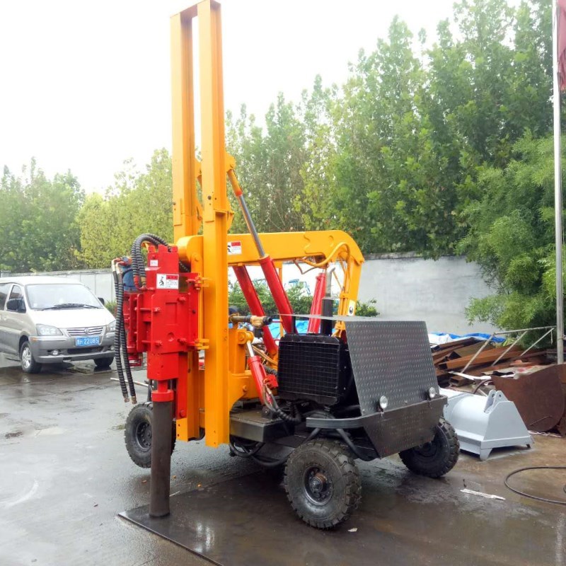 西藏地區(qū)適合什么樣的護(hù)欄打樁機(jī)？