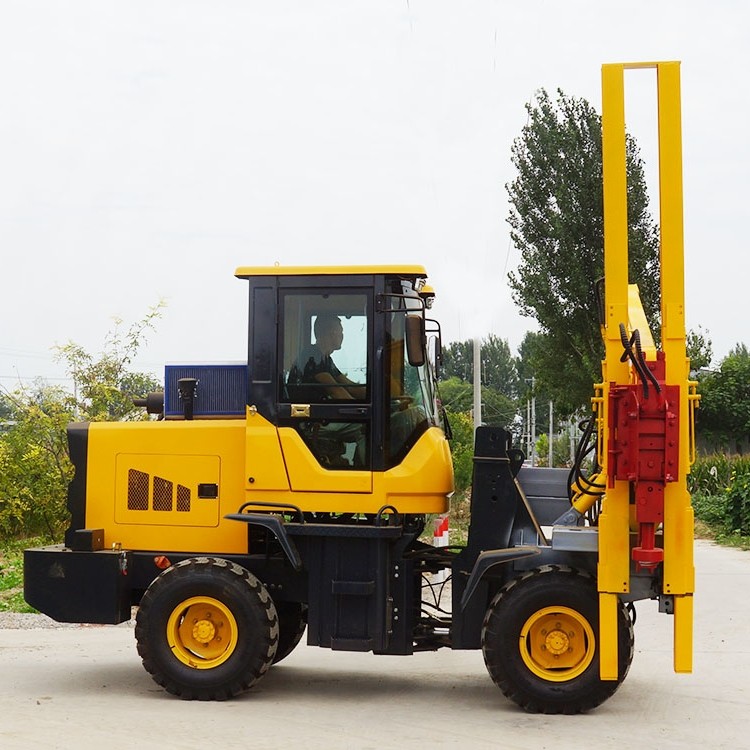 生產(chǎn)920護欄打樁機，高速公路打樁機廠家